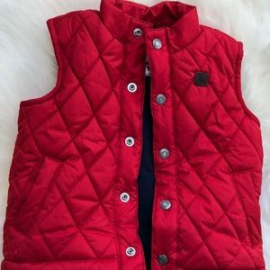Red Janie and Jack Infant Puffer Vest 6-12mo ❄️⛄️